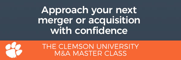 The Clemson M&A Master Class